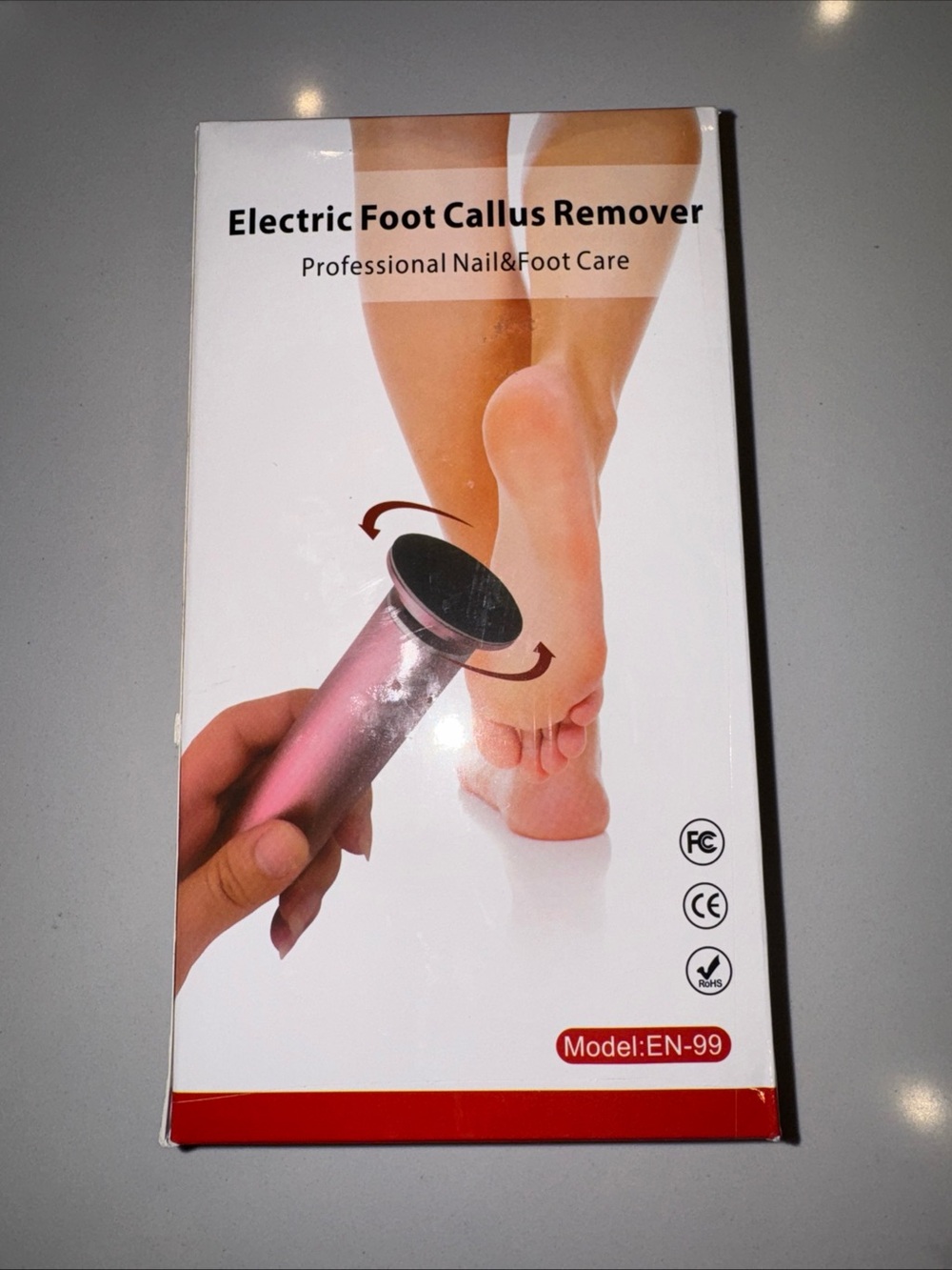 Electric Foot Callus Remover - Pink
